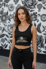 Load image into Gallery viewer, Tiger Passionflower Cotton Crop Top