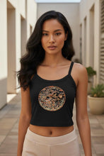 Load image into Gallery viewer, Women’s Micro-Rib Tank Top: Women's Cotton Tank Top: Qing Dynasty Dragon Medallion Graphic Tee | 17th Century Chinese Textile Art | Unknown Artist Collection