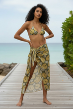 Load image into Gallery viewer, Vintage Water Lilly Recycled String Bikini