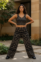 Load image into Gallery viewer, Rushnyk Cotton Crop Top, Boho, Yoga, Ukrainian Embroidery Inspired Crop Tank