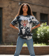 Load image into Gallery viewer, Untamed, Minhwa Korean Tiger Cotton Oversized Tie-Dye T-shirt, 100% US Grown Cotton