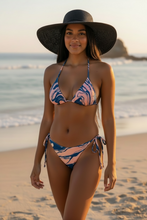 Load image into Gallery viewer, Sand Gold, Marble Wash Recycled String Bikini