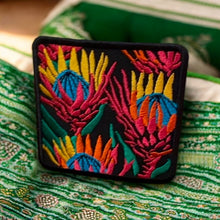 Load image into Gallery viewer, Protea Flower Art Patch, Embroidered Patch