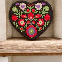 Load image into Gallery viewer, Floral Folk Art Patch, Embroidered Patch