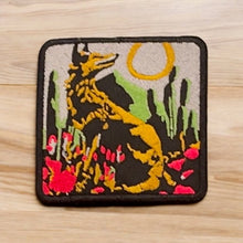 Load image into Gallery viewer, Coyote Moon Art Patch, Embroidered Patch