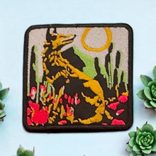 Load image into Gallery viewer, Coyote Moon Art Patch, Embroidered Patch