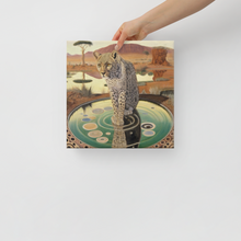 Load image into Gallery viewer, Large Canvas Reproduction, Mirage Painting, Cheetah Art, Oil Painting by Melodia, Fine Art Reproduction