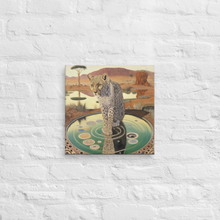 Load image into Gallery viewer, Large Canvas Reproduction, Mirage Painting, Cheetah Art, Oil Painting by Melodia, Fine Art Reproduction