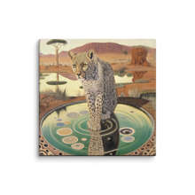 Load image into Gallery viewer, Large Canvas Reproduction, Mirage Painting, Cheetah Art, Oil Painting by Melodia, Fine Art Reproduction