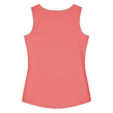 Load image into Gallery viewer, Melodia Gallery blush rose 100% cotton women's tank top with vintage firebird graphic