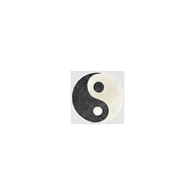 Load image into Gallery viewer, Melodia Gallery Yin Yang car magnet, vintage black and white symbol, weather-resistant, US Made
