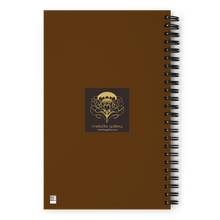 Load image into Gallery viewer, Fox Spiral Notebook, Snowy Fox Oil Painting by Melodia, Blank Notebook