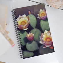 Load image into Gallery viewer, Prickly Pears in Bloom Notebook, Art Notebook, Original Oil Painting by Melodia