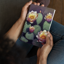 Load image into Gallery viewer, Prickly Pears in Bloom Notebook, Art Notebook, Original Oil Painting by Melodia