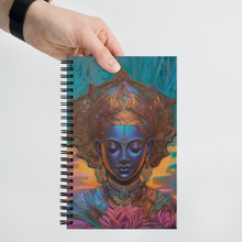Load image into Gallery viewer, The Art of Stillness Spiral Notebook, Art Notebook, Original Oil Painting by Melodia