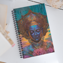 Load image into Gallery viewer, The Art of Stillness Spiral Notebook, Art Notebook, Original Oil Painting by Melodia
