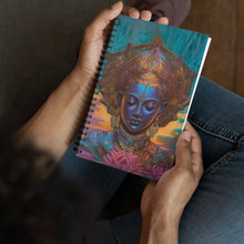 Load image into Gallery viewer, The Art of Stillness Spiral Notebook, Art Notebook, Original Oil Painting by Melodia