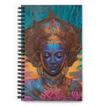 Load image into Gallery viewer, The Art of Stillness Spiral Notebook, Art Notebook, Original Oil Painting by Melodia