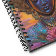 Load image into Gallery viewer, The Art of Stillness Spiral Notebook, Art Notebook, Original Oil Painting by Melodia