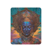 Load image into Gallery viewer, Art of Stillness Sherpa Blanket, Art Blanket