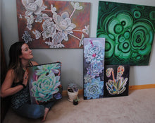 Load image into Gallery viewer, Malachite Original Oil Painting