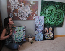 Load image into Gallery viewer, Malachite Original Oil Painting