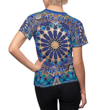 Load image into Gallery viewer, Blue Vishuddha Mandala Women's AOP Cut & Sew Tee