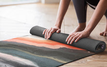 Load image into Gallery viewer, Geode Painting Yoga Mat, Earthy, Organic, Original Art By Melodia, High Quality Sublimation Print On Premium Yoga Mat