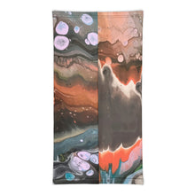 Load image into Gallery viewer, Geode Face Mask/Headband/Neck Gaiter, Fine Art, Original Painting by Melodia Sublimation Printed on Face Covering, Boho, Geological
