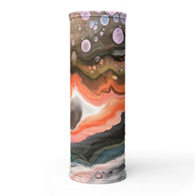 Load image into Gallery viewer, Geode Face Mask/Headband/Neck Gaiter, Fine Art, Original Painting by Melodia Sublimation Printed on Face Covering, Boho, Geological