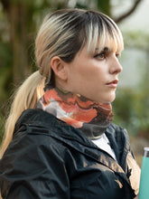 Load image into Gallery viewer, Geode Face Mask/Headband/Neck Gaiter, Fine Art, Original Painting by Melodia Sublimation Printed on Face Covering, Boho, Geological