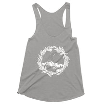 Load image into Gallery viewer, Wanderlust Tank Top, Mountains, Camping, Travel, Outdoors Lover, Colorado, Mountains, Original Art By Melodia, Comfy Bella Canvas Tank