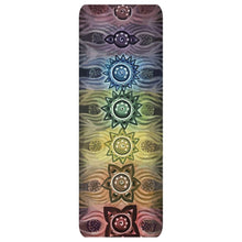 Load image into Gallery viewer, Chakra Yoga Mat, Original Oil Painting By Melodia, Printed On Premium Yoga Mat, Chakra Painting, Boho, Hippie, Yogi, Custom Mat