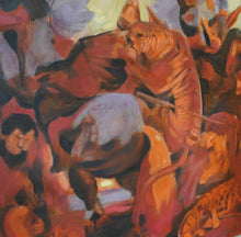 Load image into Gallery viewer, The Tiger Hunt Original Oil Painting