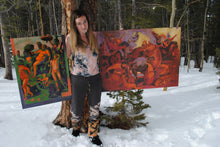 Load image into Gallery viewer, The Tiger Hunt Original Oil Painting