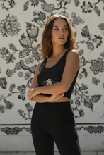 Load image into Gallery viewer, Tiger Passionflower Cotton Crop Top
