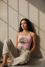 Load image into Gallery viewer, Women’s Micro-Rib Tank Top: Women's Cotton Tank Top: Qing Dynasty Dragon Medallion Graphic Tee | 17th Century Chinese Textile Art | Unknown Artist Collection
