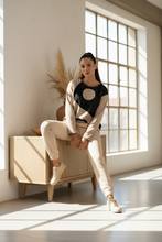 Load image into Gallery viewer, Yin Yang Women’s Straight Bottom Knitted Sweater
