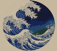 Load image into Gallery viewer, Paint By Numbers Kit, The Great Wave Reimagined, Beginner DIY Paint by Numbers Kit, Handmade by the Artist.
