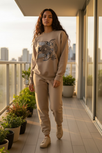 Load image into Gallery viewer, Bird + Blossom, Vintage Art, Boho Premium Sweatshirt
