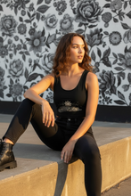 Load image into Gallery viewer, Tiger Passionflower Cotton Crop Top
