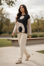 Load image into Gallery viewer, Yin Yang Women’s Straight Bottom Knitted Sweater
