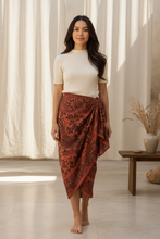 Load image into Gallery viewer, Phoenix + Floral Sarong Scarf
