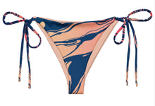 Load image into Gallery viewer, Sand Gold, Marble Wash Recycled String Bikini Bottom, Bottom Only

