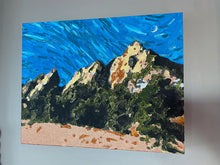 Load image into Gallery viewer, Paint By Numbers Kit, Celestial Flatirons, Nature Painting, DIY Paint by Numbers Kit, Handmade by the Artist.
