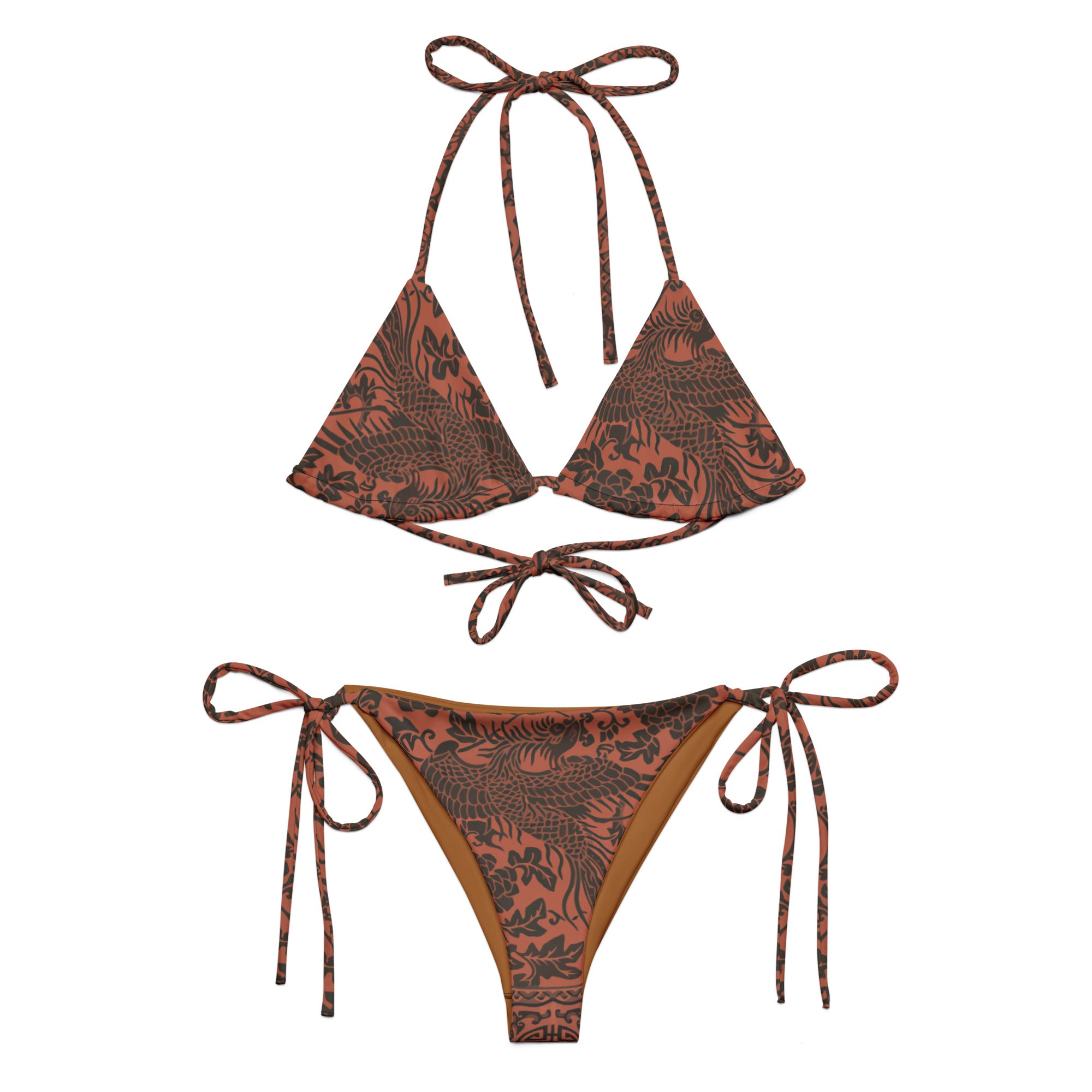 Phoenix Floral Recycled String Bikini