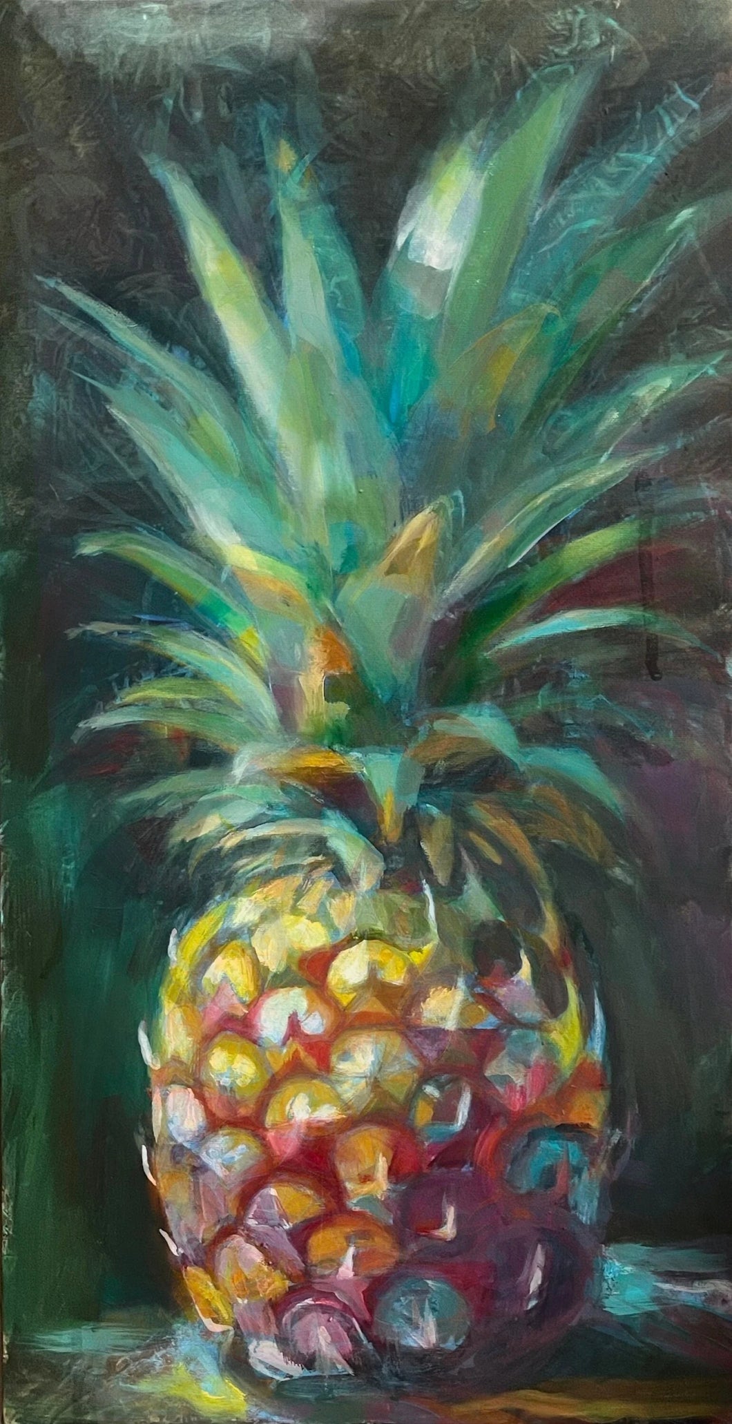 Colorful Pineapple Study, Original