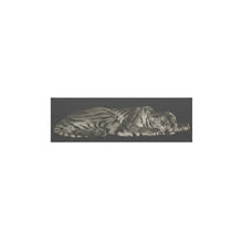 Load image into Gallery viewer, Melodia Gallery vintage-inspired tiger graphic car magnet, weather-resistant and made in the USA.
