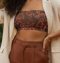 Load image into Gallery viewer, Phoenix + Floral Recycled Bandeau Bikini Top
