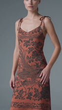 Load and play video in Gallery viewer, Phoenix + Floral Tie-Strap Midi Dress
